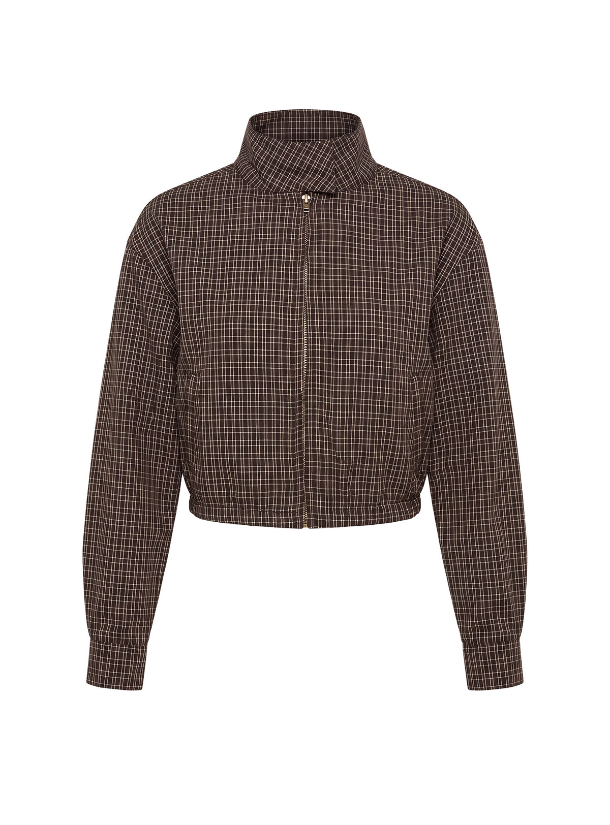 Aura Jacket Chocolate Plaid