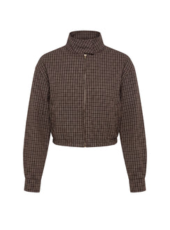 Aura Jacket Chocolate Plaid