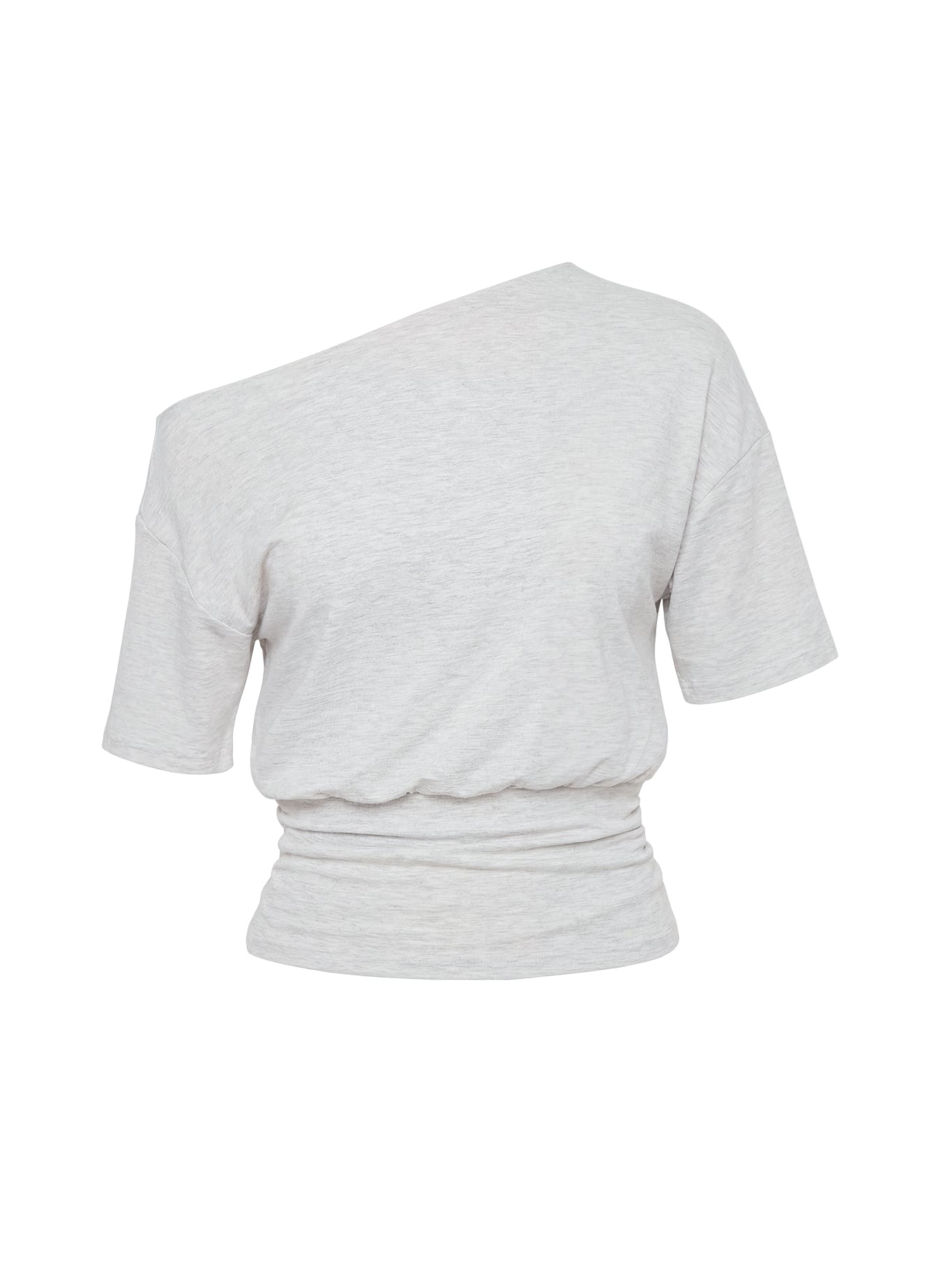 Ashlinn Off Shoulder Drapey Top Grey