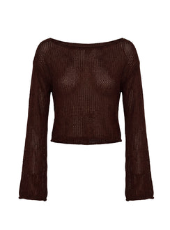 Cafe Pari Sweater Chocolate