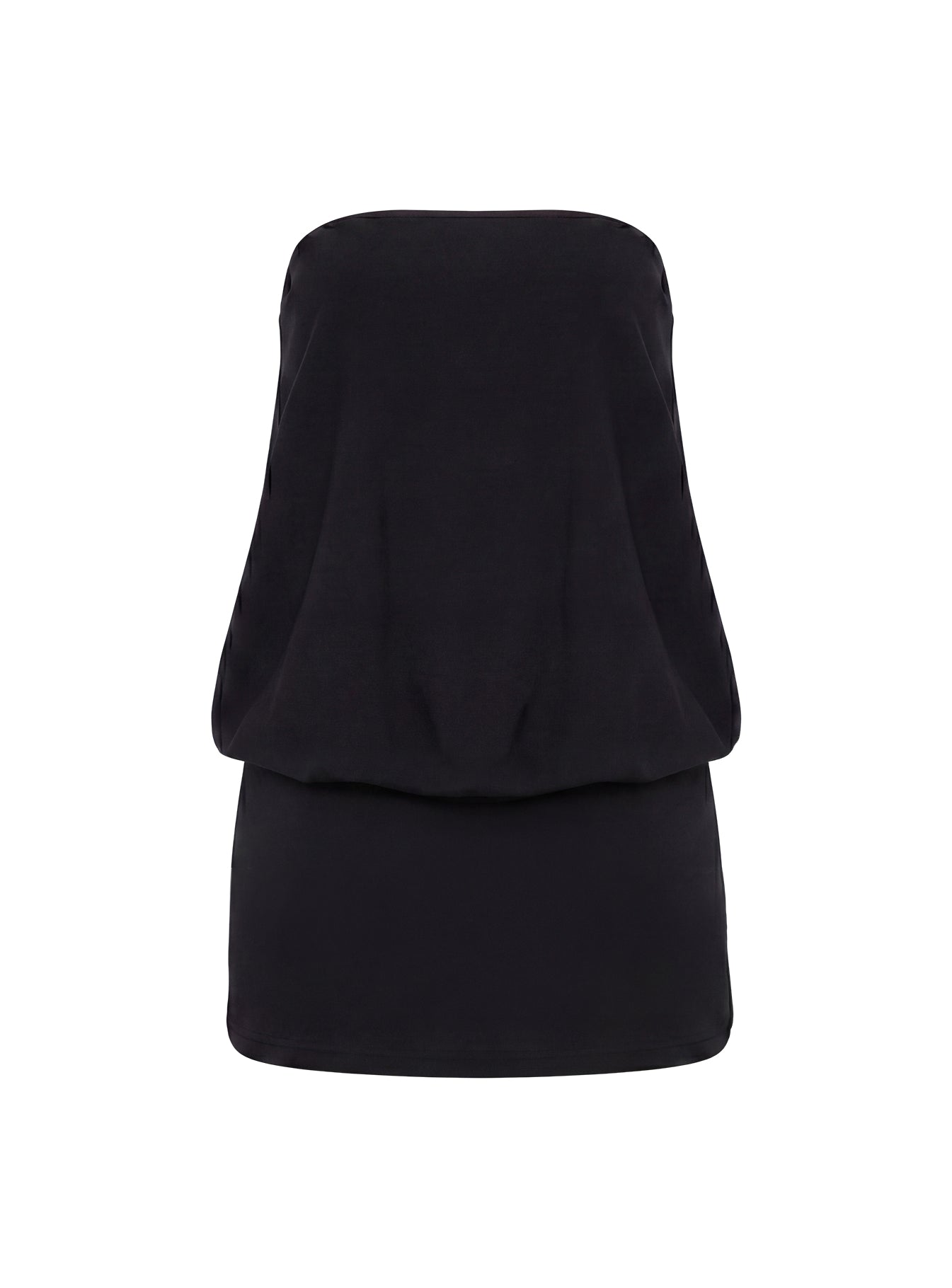 Calina Strapless Playsuit Black