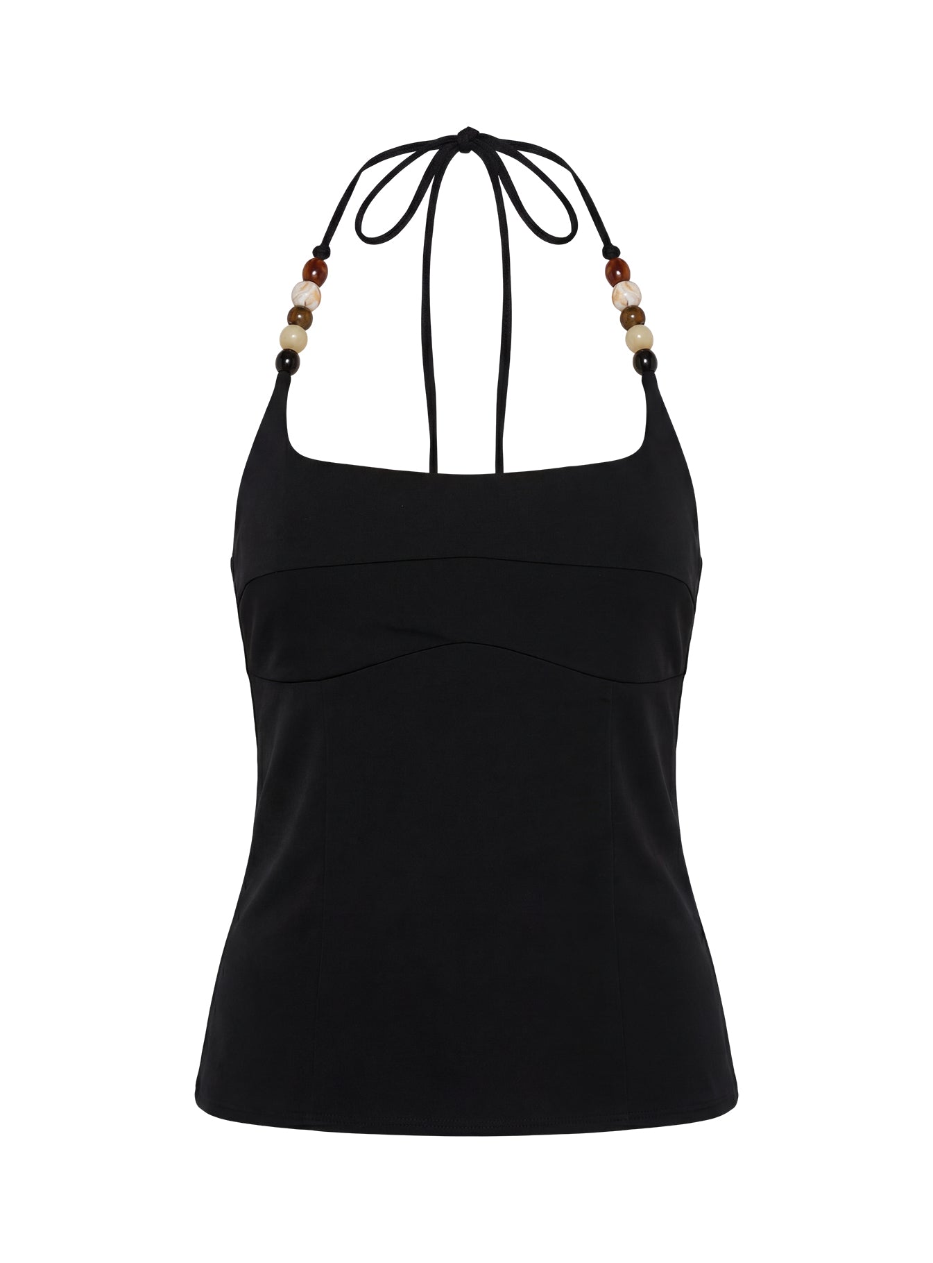 Cherise Bead Detail Top Black