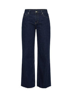 Darla Low Rise Straight Leg Jean Dark Blue Wash