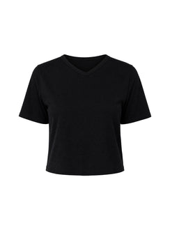 Dealia High V Boxy Tee Black