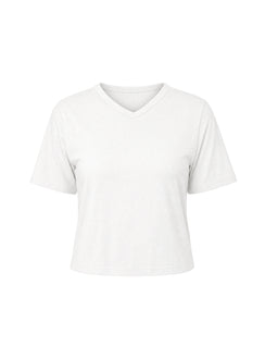 Dealia High V Boxy Tee White