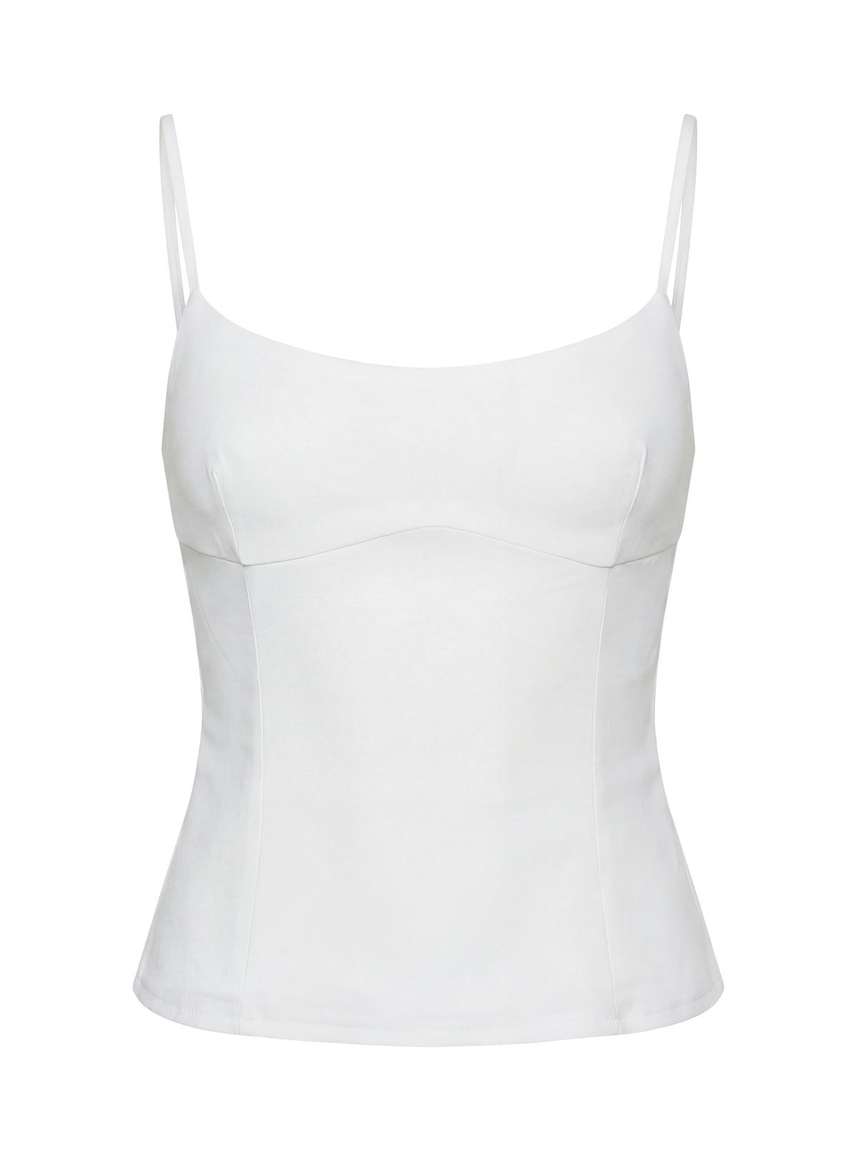 Elanah Structured Cami Top White Princess Polly elanah-structured-cami-top-white-princess-polly