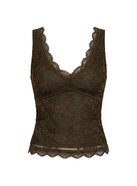 Far Away Top Dark Green