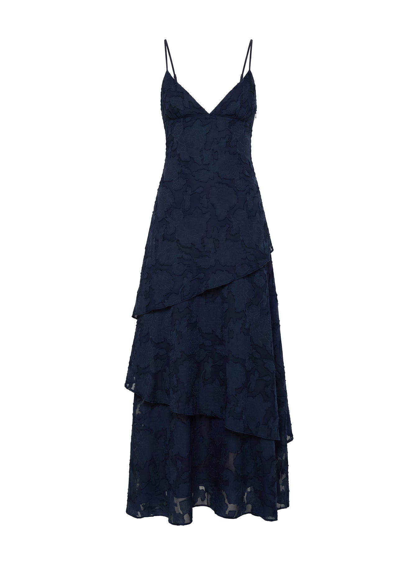 nicholas navy lace tiered dress Navy Lace Insert Dress by Nicholas