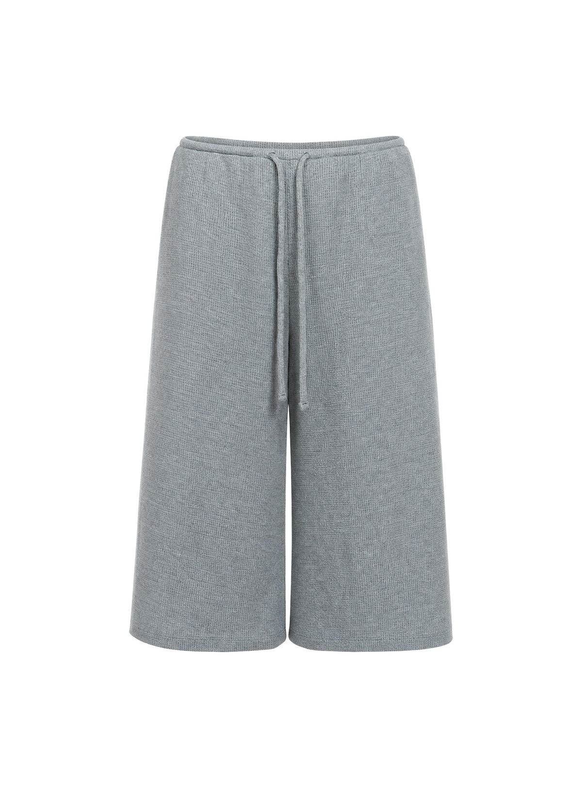 Lyrra Waffle Jersey Jorts Grey