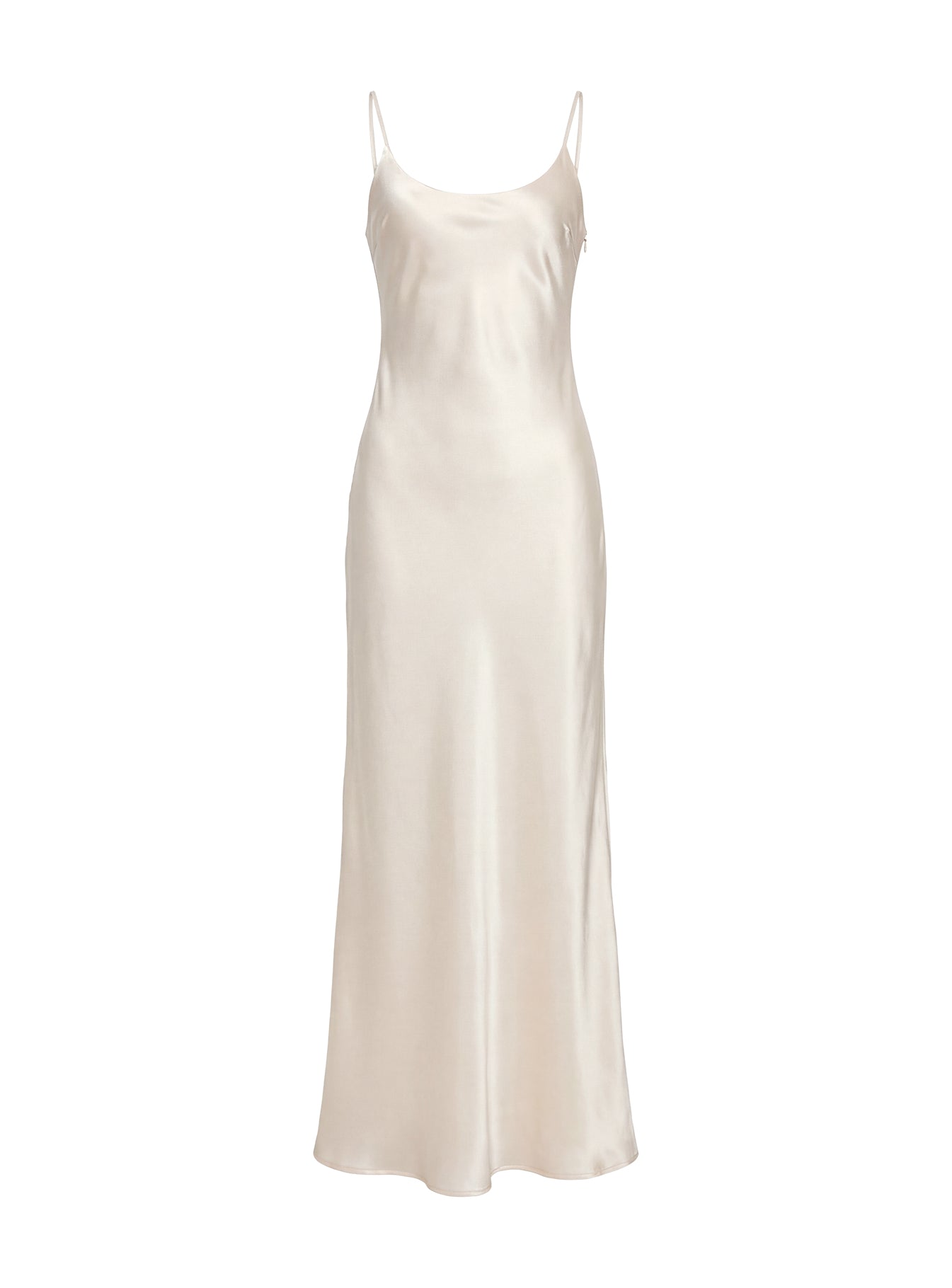 Miracles Scoop Satin Maxi Dress | Champagne | Womens Miracles Scoop Satin Maxi Dress | Champagne | Womens