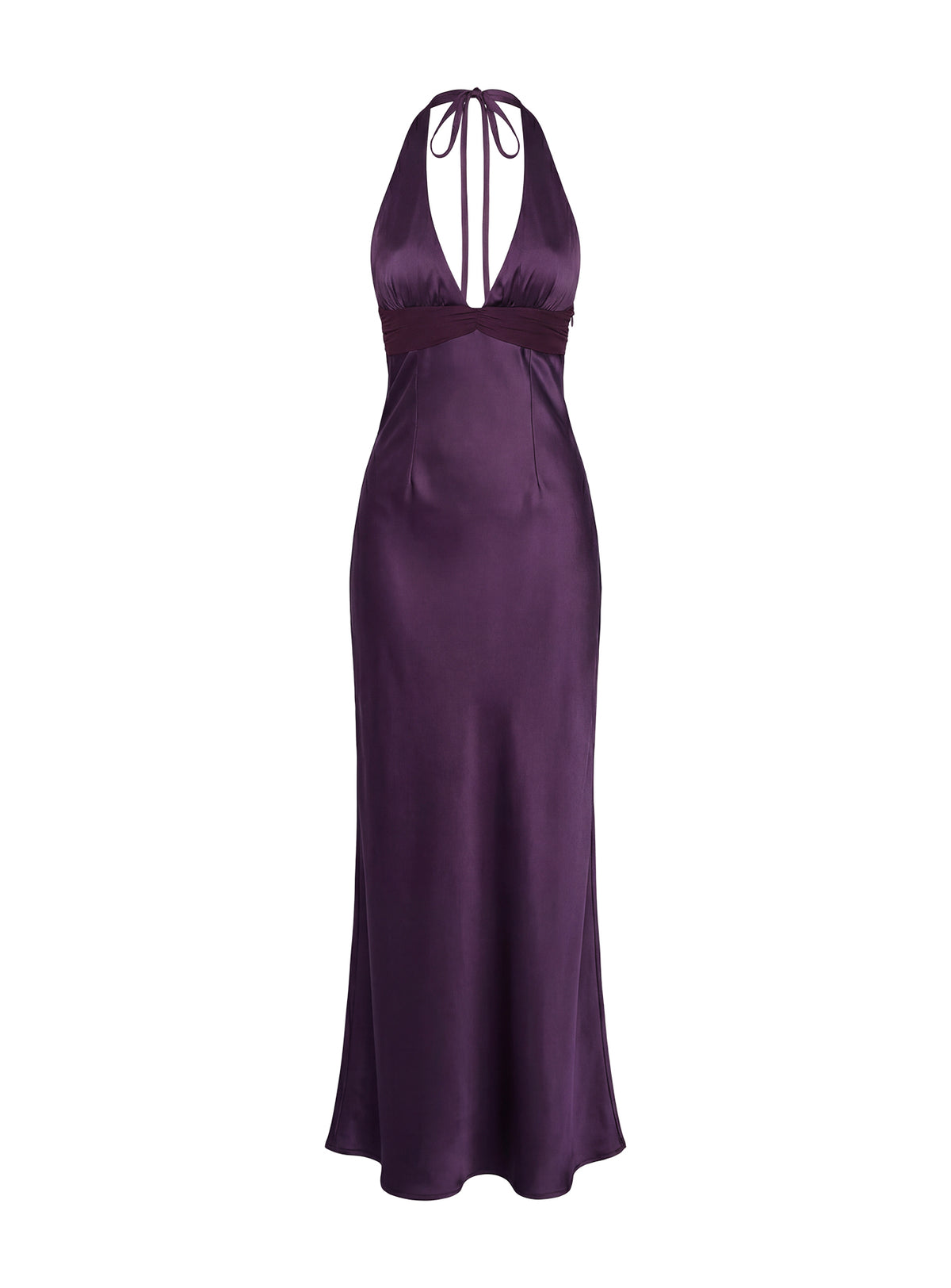 Odyssa Halter Maxi Dress Purple Petite