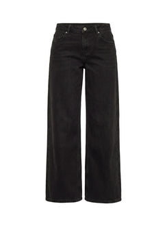 Ramos Low Rise Denim Jeans Washed Black