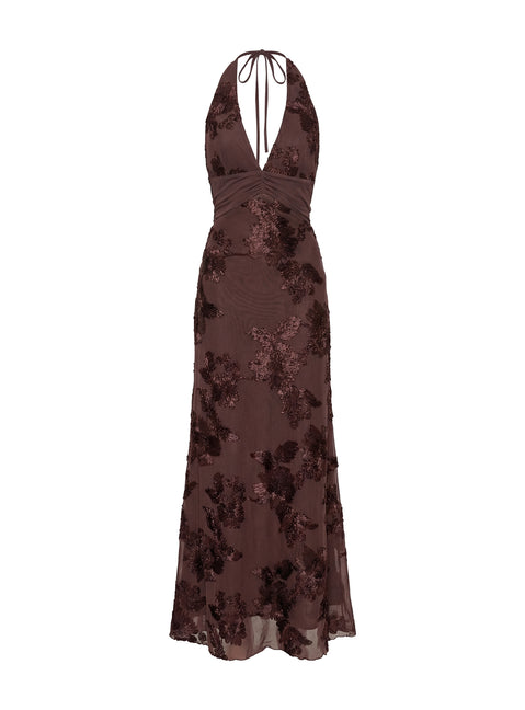 knee length dresses for ladies Espresso Maxi Dress main image 0