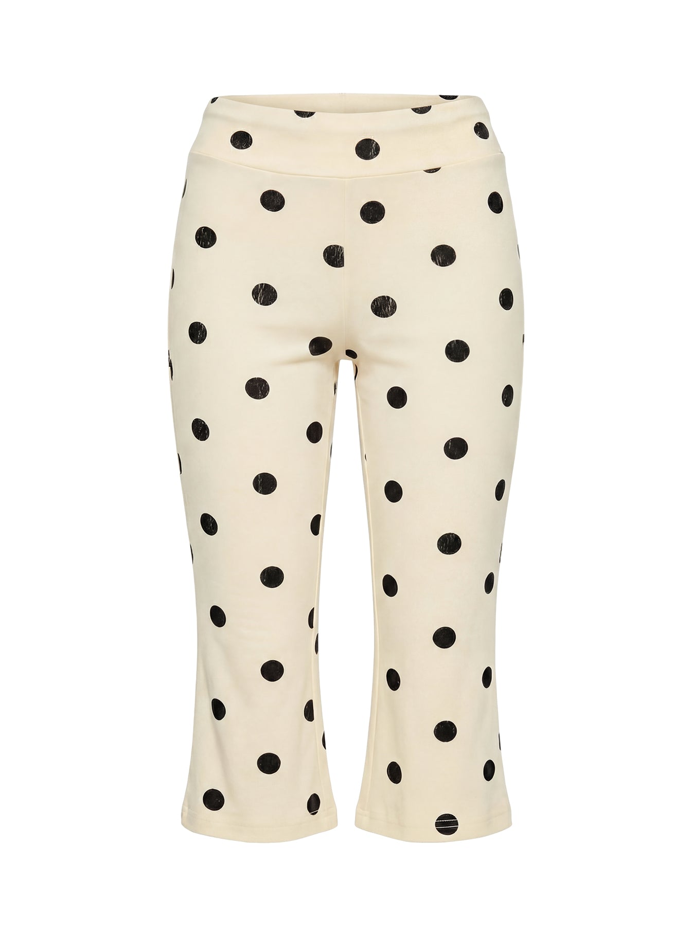 Samaira Capri Pant Cream Polka Dot