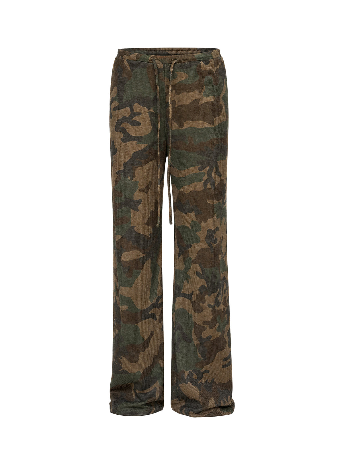 Seylah Waffle Jersey Pants Camo