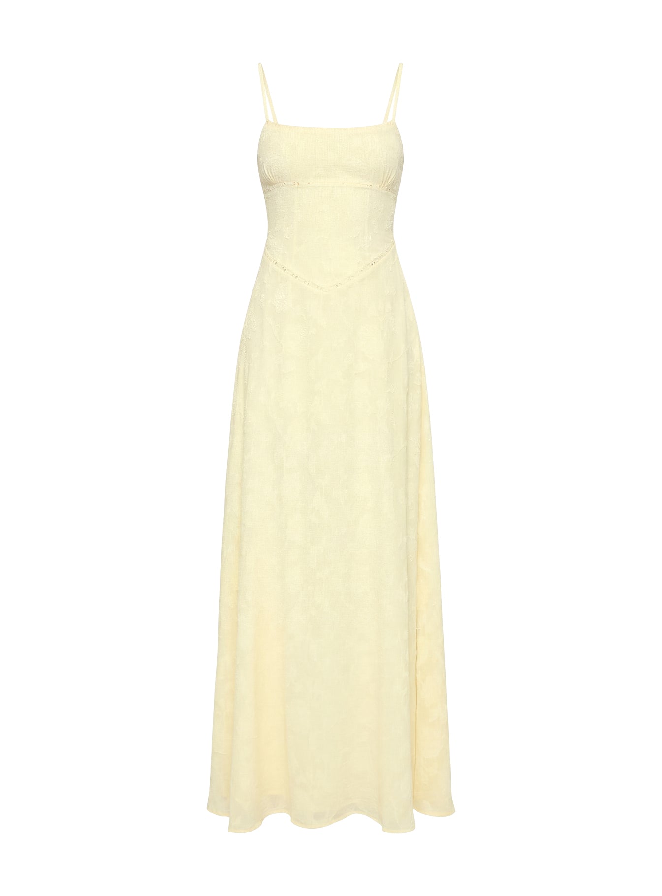 South Of France Maxi Dress Yellow