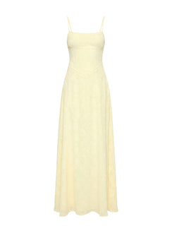 South Of France Maxi Dress Yellow