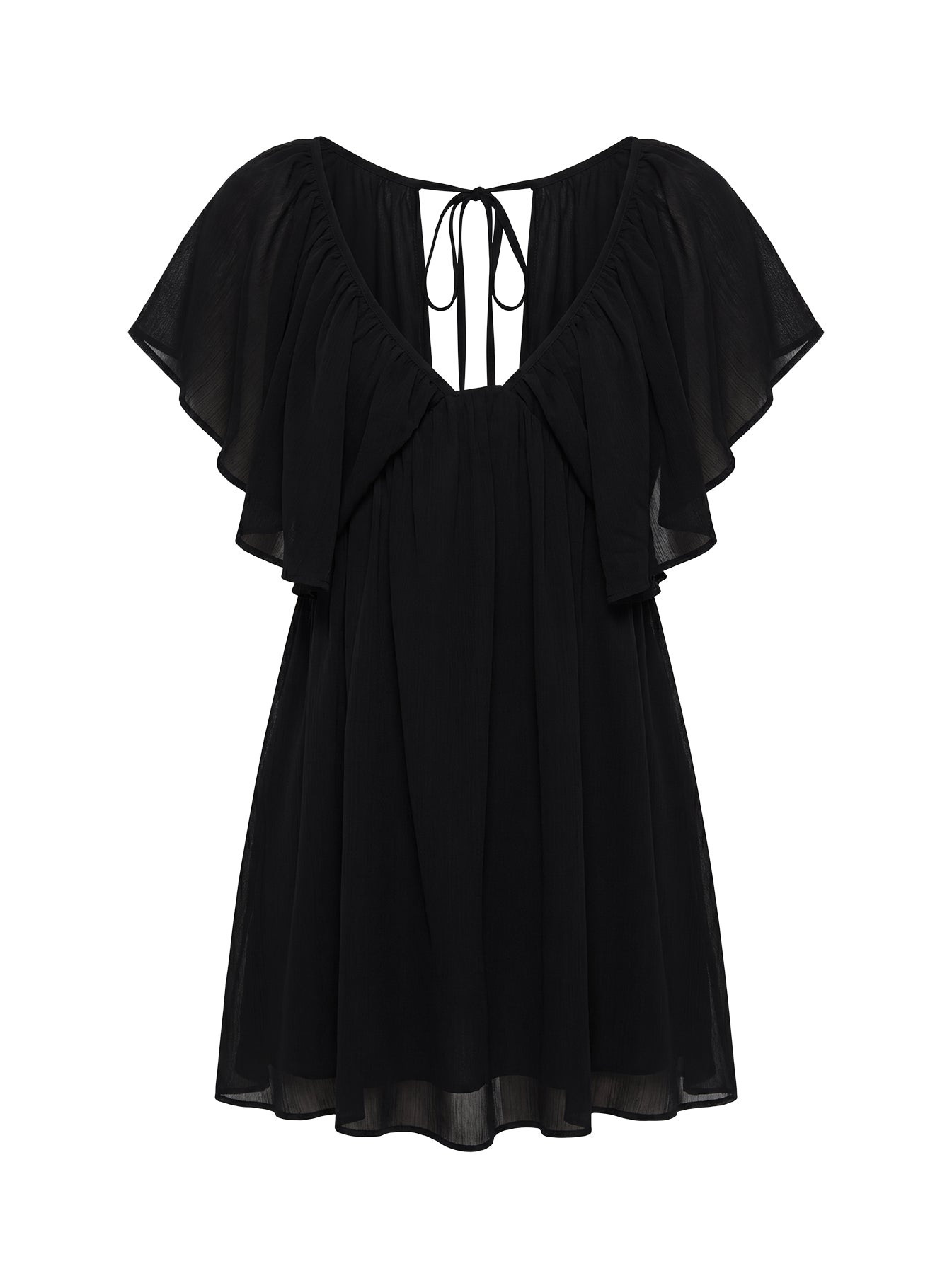 Sun Spirit Plunge Flowy Playsuit Black Sun Spirit Plunge Flowy Playsuit Black