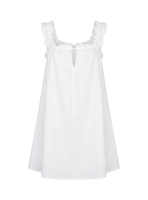 Swing Mini Dress White