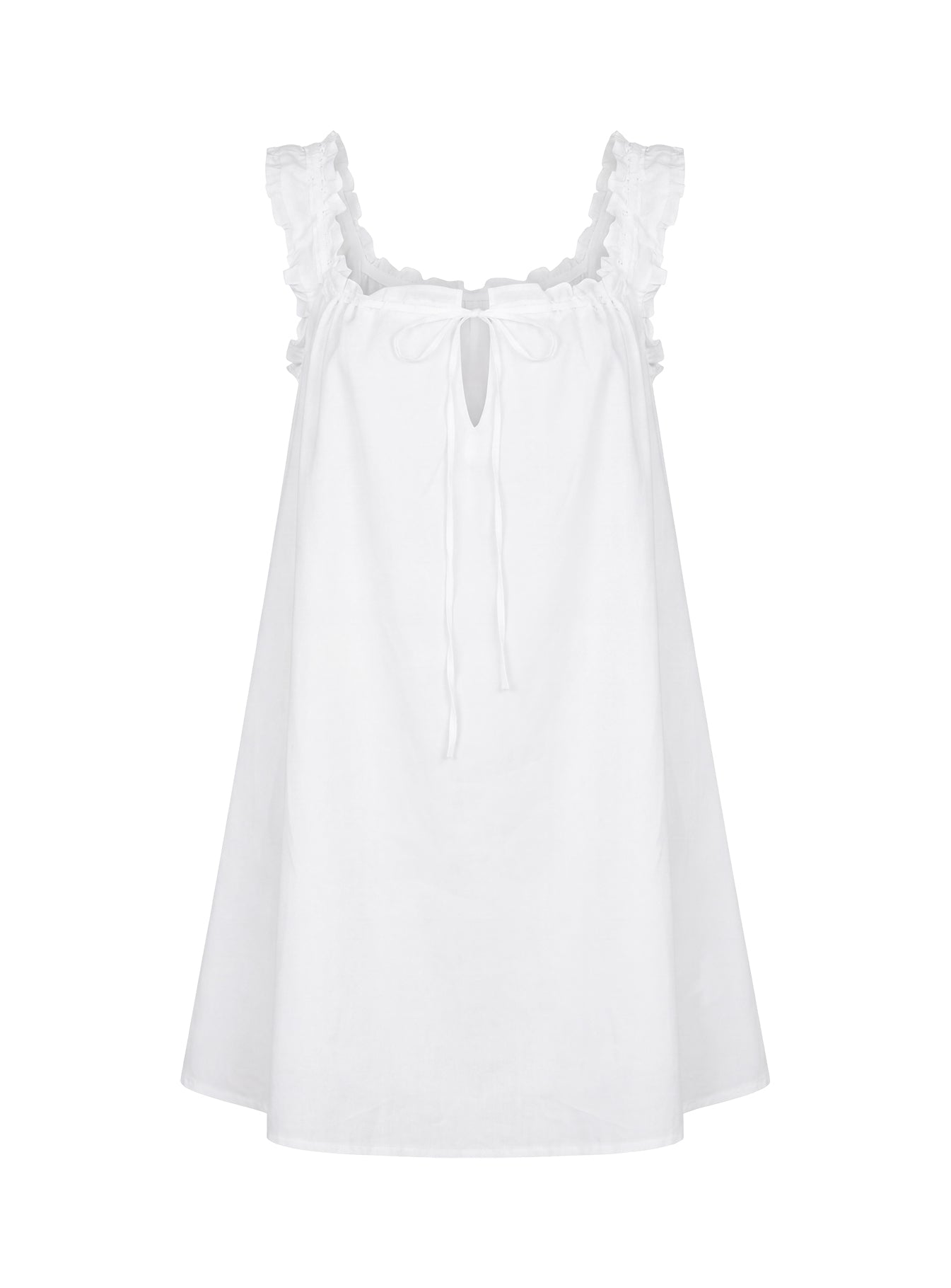 Swing Mini Dress White Petite