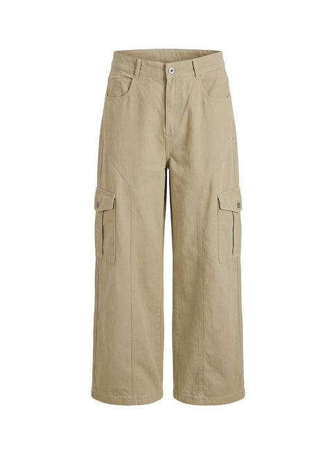 Sylene Pocket Detail Cargo Pants Khaki