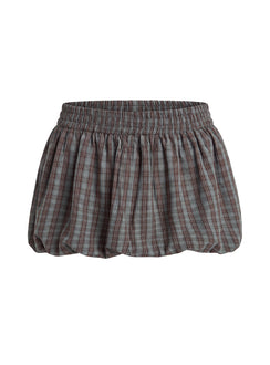 Tuckerr Bubble Skort Grey Check