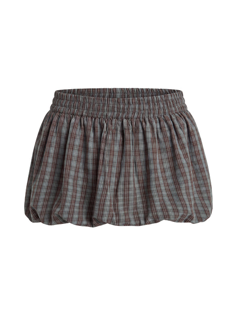 Tuckerr Bubble Skort Grey Check