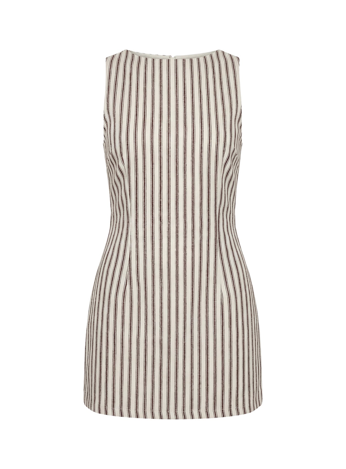 Yumiko Romper Brown Stripe Petite