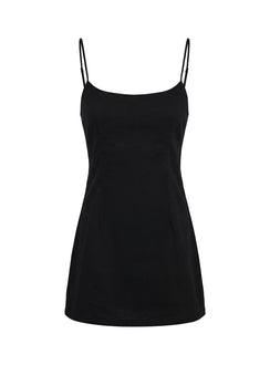 Yumiko Scoop Playsuit Black Tall