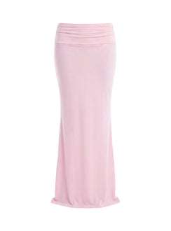 Zespri Jersey Maxi Skirt Pink