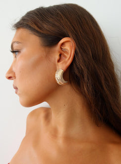 Georgette Earrings Gold
