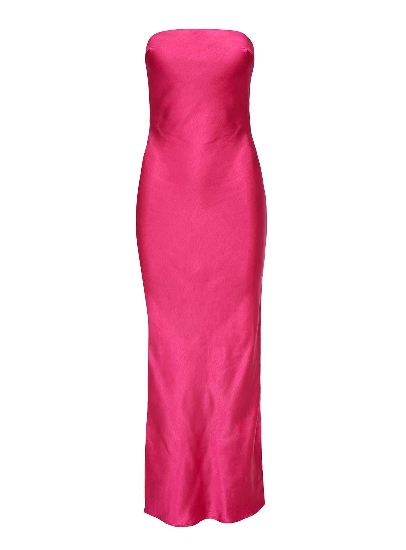 haley maxi dress princess polly Princess Polly Women's Haley Strapless Satin Maxi Dress - Blue