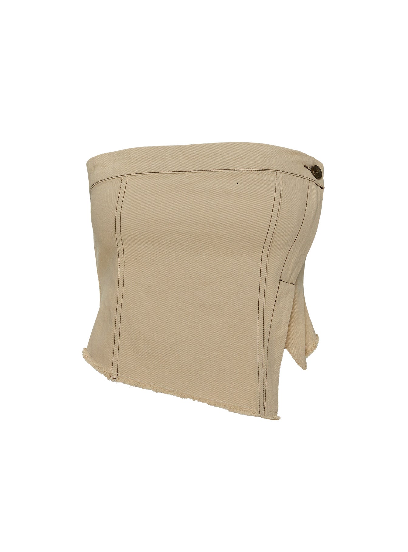 product Princess Polly Haveny Strapless Top Beige Sleeveless straight 