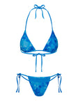 Triangle bikini top Floral print, tie fastening, removable padding Good stretch, fully lined Princess Polly Lower Impact 