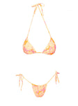 Jenner Triangle Bikini Top Multi Floral