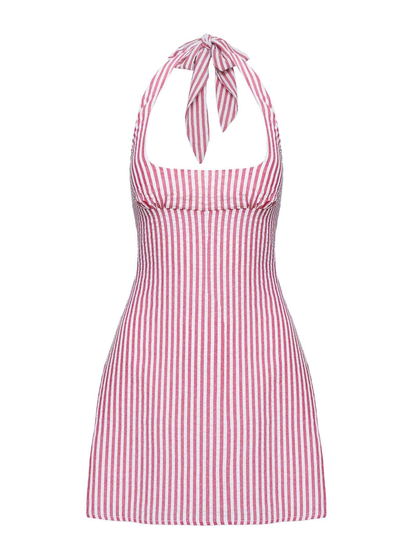 Kalico Halter Mini Dress Red / White Stripe | Princess Polly Kalico Halter Mini Dress Red / White Stripe | Princess Polly