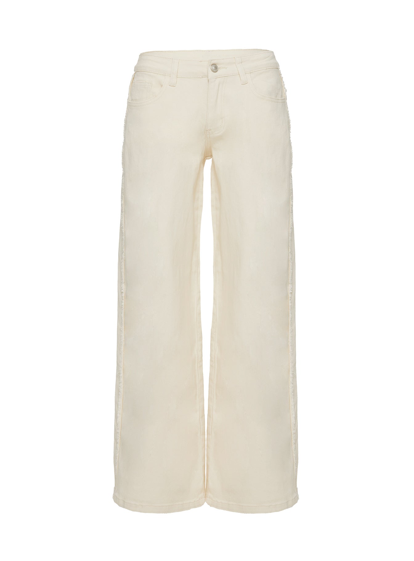 Cream wide shops leg jeans