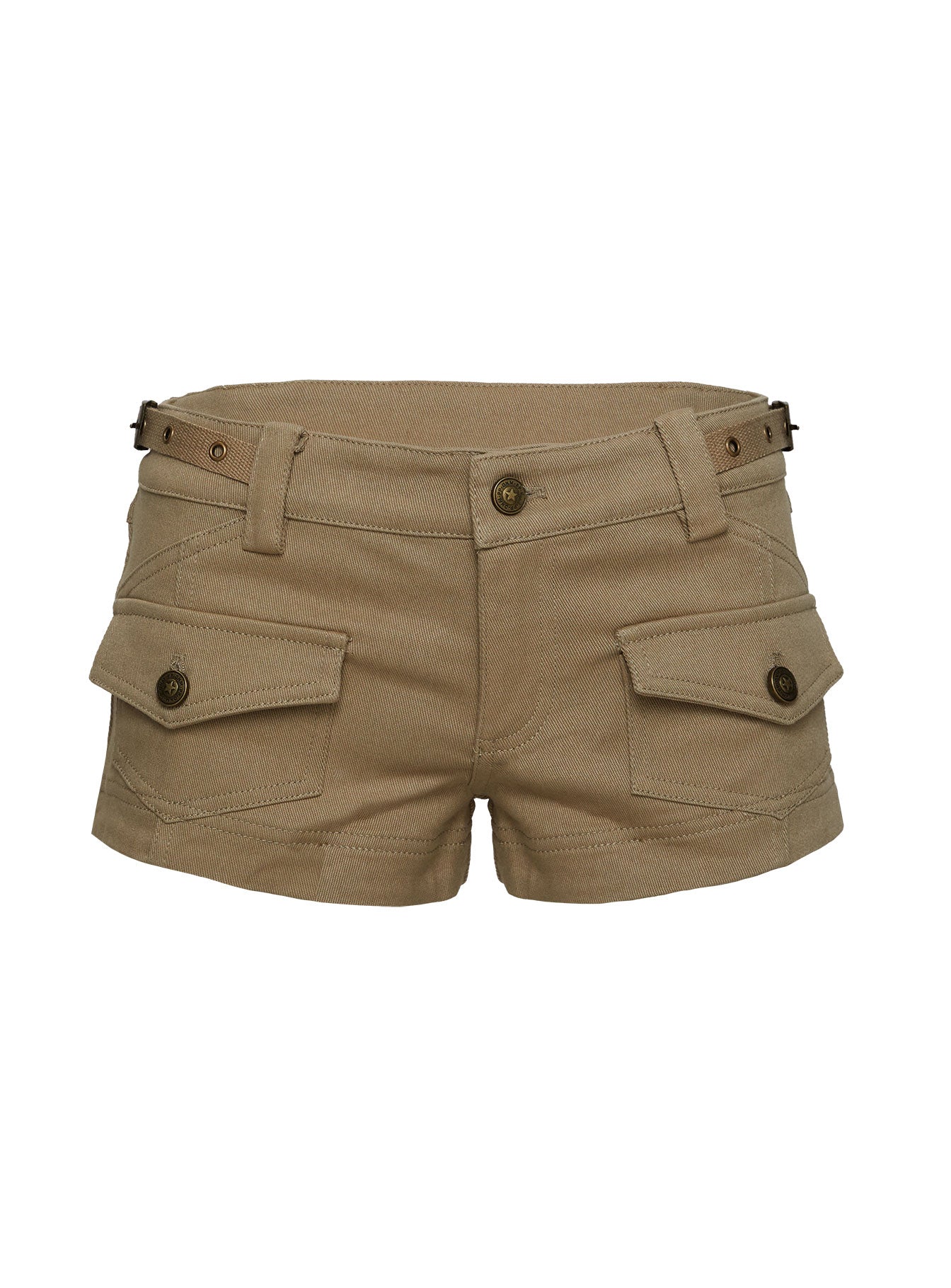 product Princess Polly Kinsey Short Taupe Low Rise Shorts 