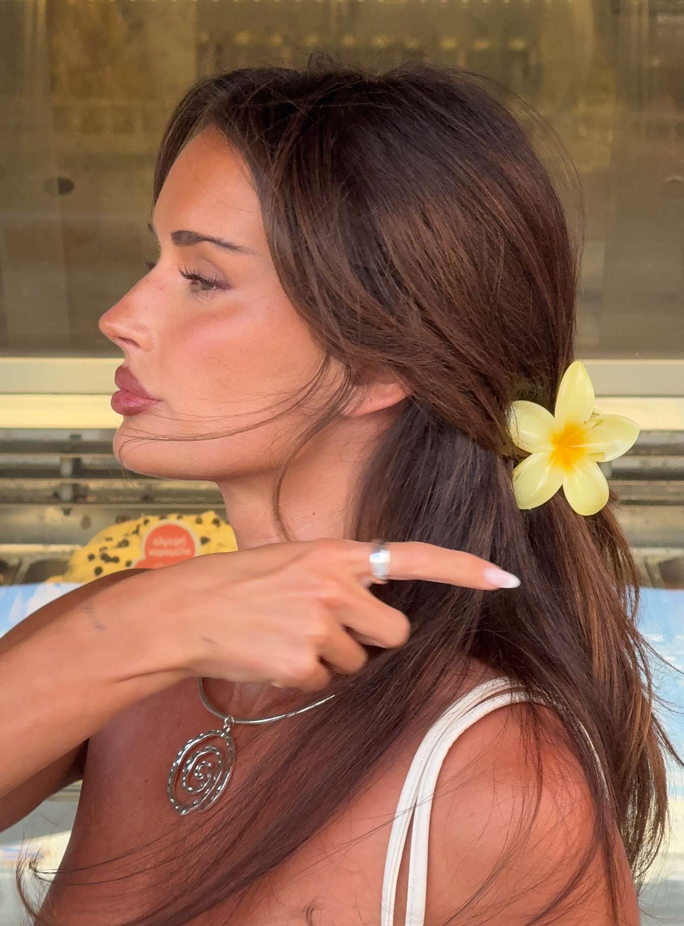 Kadence Hair Clip Yellow | Princess Polly
