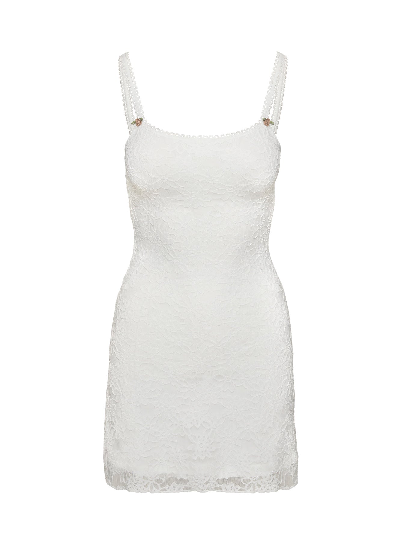 product Princess Polly Landry Mini Dress White Scoop Neck 