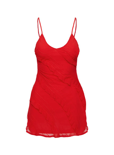 Lars Mini Dress Red