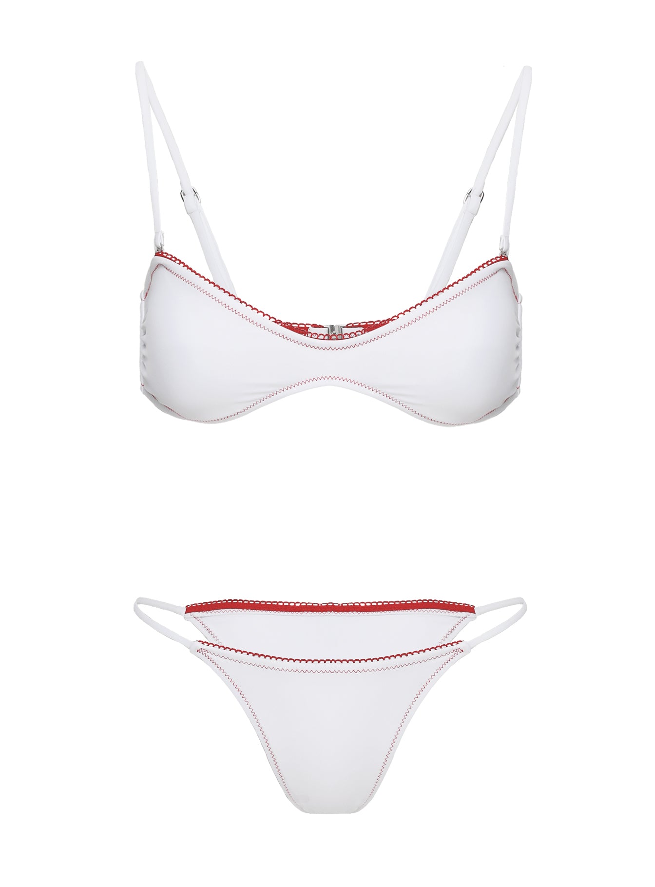 Othella String Bikini Bottoms White / Red