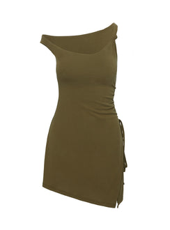 Let Me Love Mini Dress Olive | Princess Polly Let Me Love Mini Dress Olive | Princess Polly