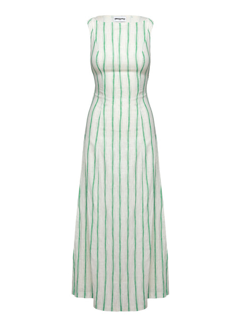 Lewisa Maxi Dress Green Stripe | Princess Polly Lewisa Maxi Dress Green Stripe | Princess Polly