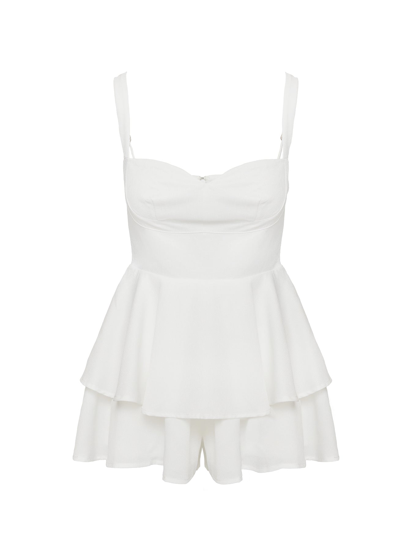 princess polly white dress romper The Love Galore Romper White