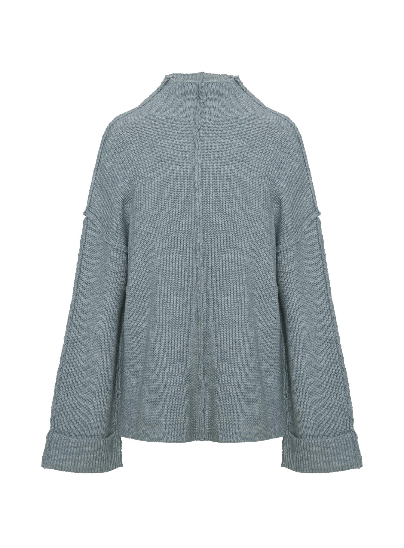 Lachlynn Oversized Knit Sweater Charcoal Marle | Princess Polly