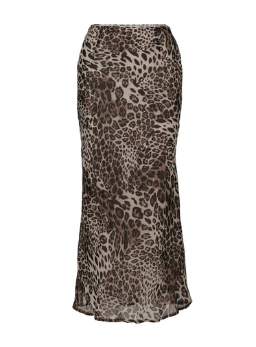 Manda Maxi Skirt Leopard