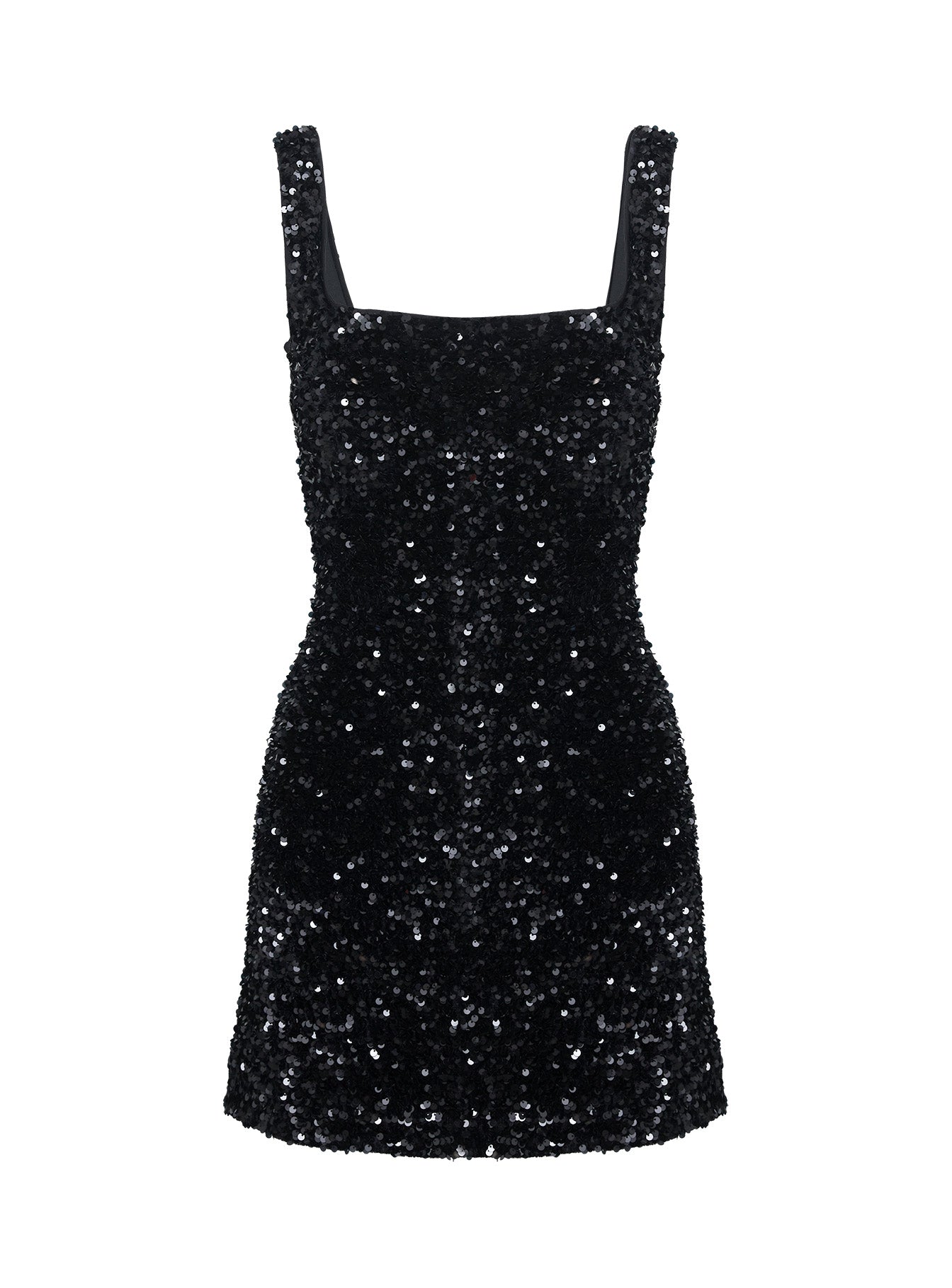 Miss Me Sequin Mini Dress | Black | Womens | Princess Polly Lower Impact Miss Me Sequin Mini Dress | Black | Womens | Princess Polly Lower Impact