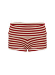 Miztaray Shorts Red / Cream Stripe