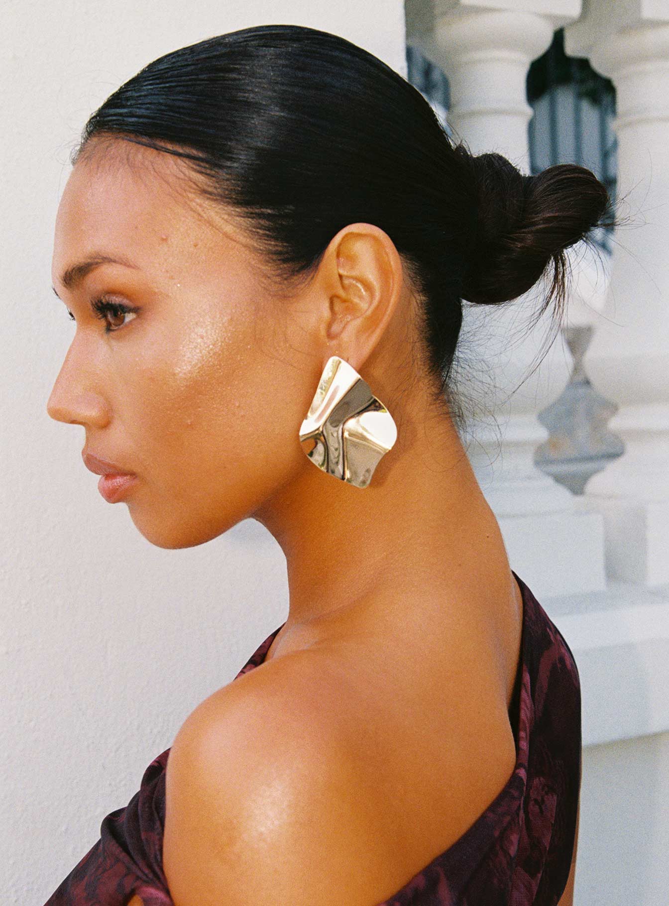 Monnet earrings gold